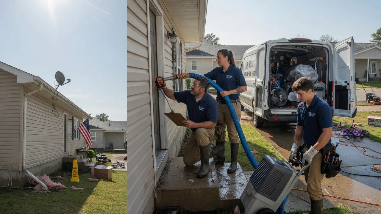 Ceiling Water Damage Restoration in Walnut Shade, MO near me